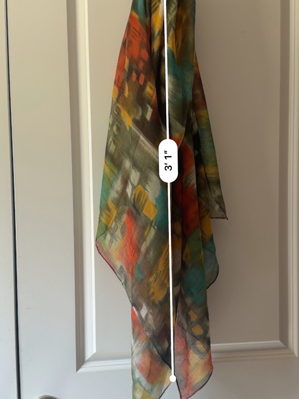 Colorful Multi-Pattern Lightweight Scarf - Picture 7 of 8